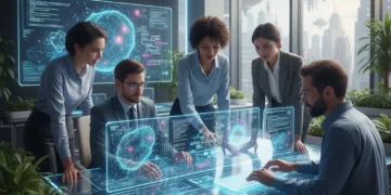 Professionals collaborating on high-growth tech skills for career advancement in 2026