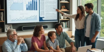 Diverse individuals preparing for 2026 tax law changes with financial documents